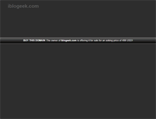 Tablet Screenshot of iblogeek.com